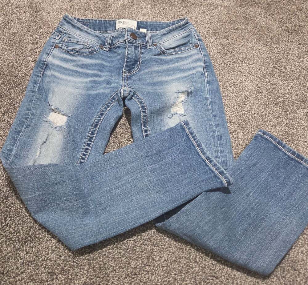 Women's BKE Stella Slim Fit Low Rise Skinny Ankle Jeans size 24